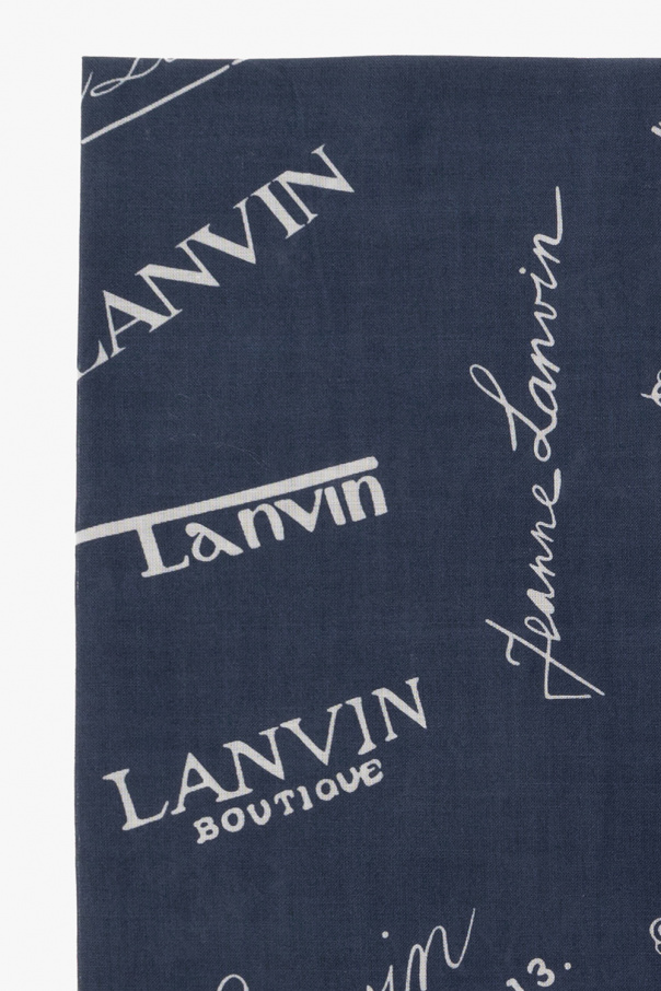 Lanvin Shawl with logo