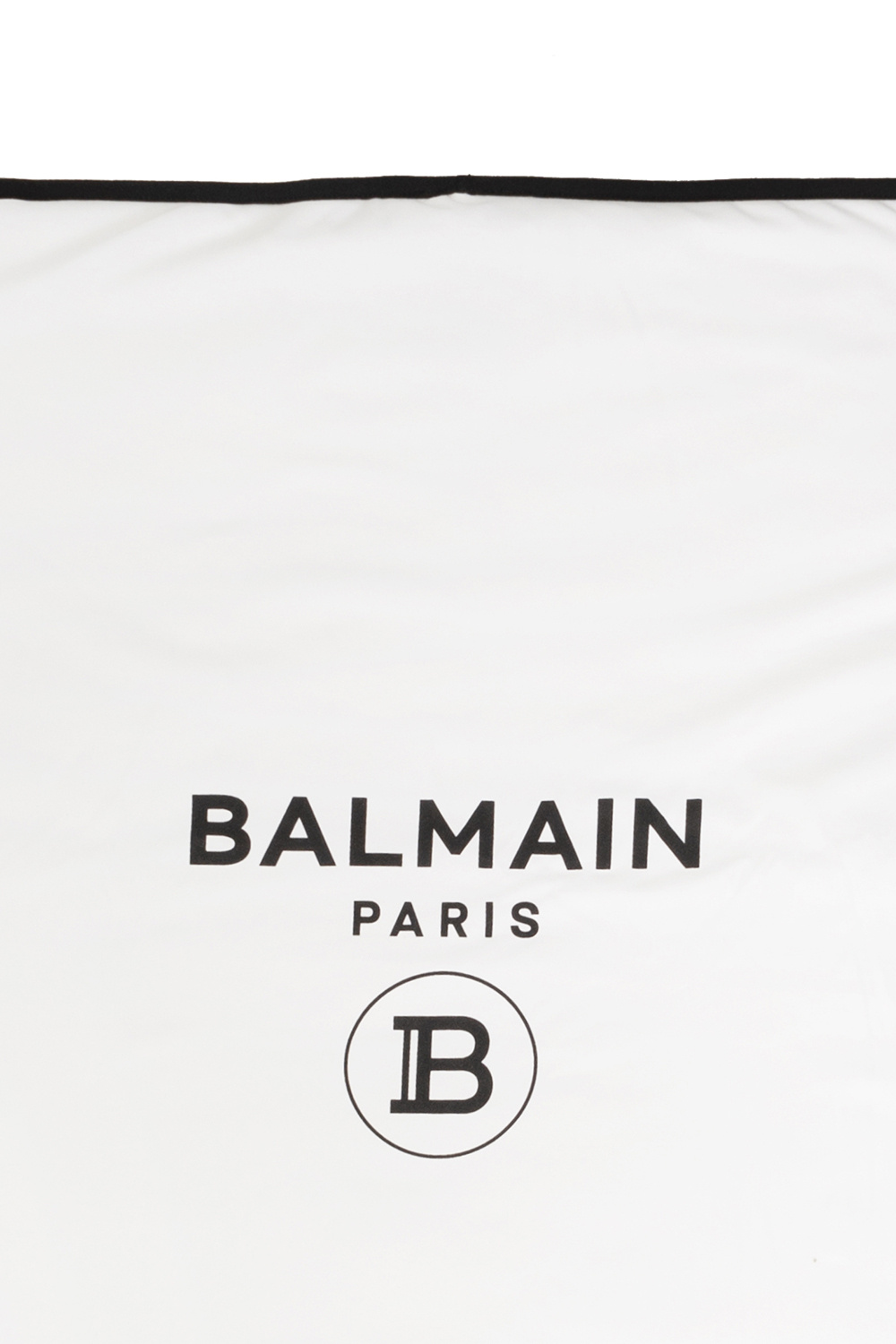 balmain cap Kids Baby blanket with logo