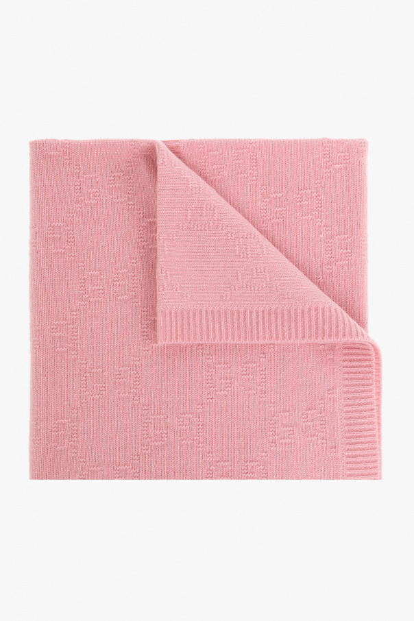 gucci quilted Kids Monogrammed blanket