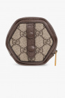 Gucci beige Coin purse with logo