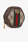Gucci beige Coin purse with logo