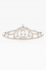 Gucci SILVER Tiara with logo