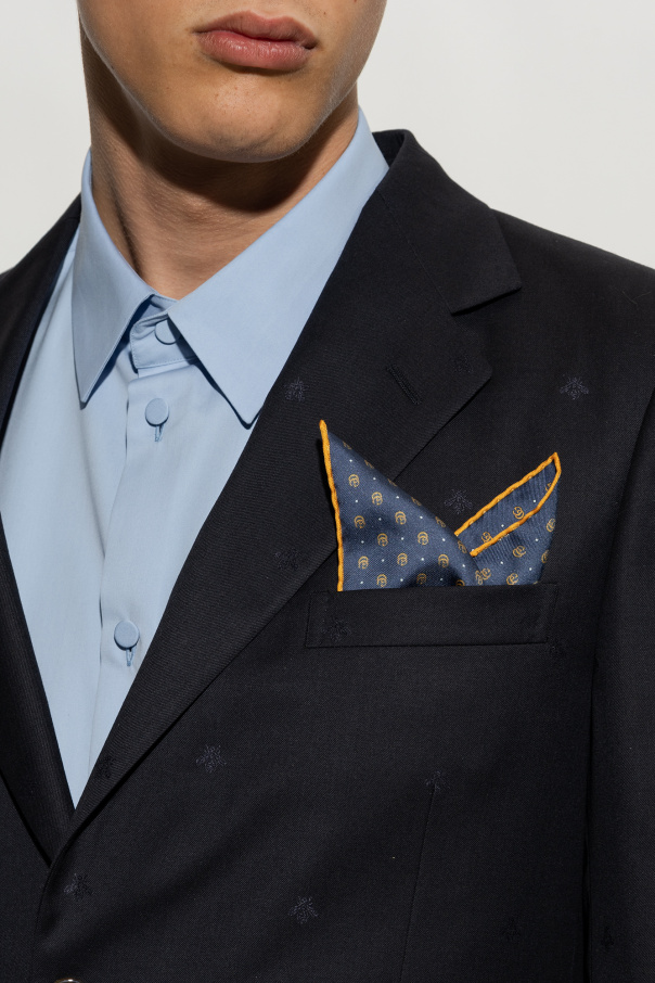 Gucci Pocket square with monogram