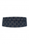 Gucci NAVY BLUE Headband with logo