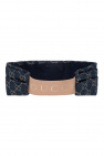 Gucci NAVY BLUE Headband with logo