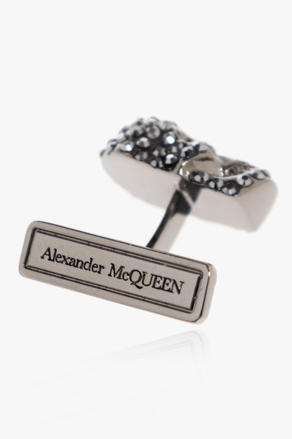 Alexander McQueen Alexander McQueen Sneakers mit Kristallen Weiß