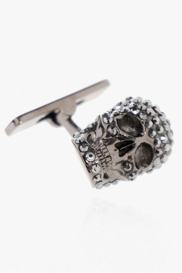 Alexander McQueen alexander mcqueen silver skull charm bracelet