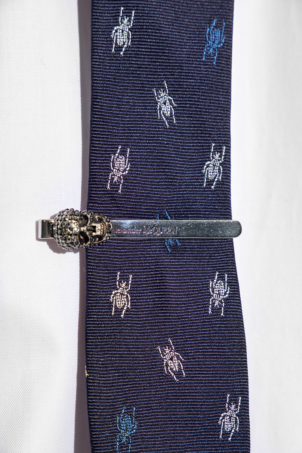 Alexander McQueen Brass tie clip