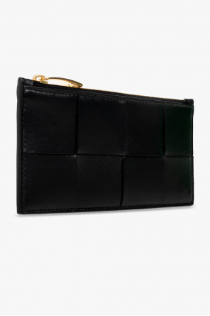bottega triangle-buckle Veneta Leather card case