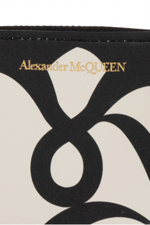 Alexander McQueen Alexander McQueen Logo Print Zip-around Wallet