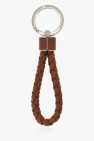 Bottega Veneta BROWN Leather keyring