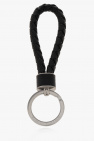 Bottega Veneta Leather & Silver Spiral Bracelet