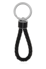 Bottega Veneta BLACK Leather keyring