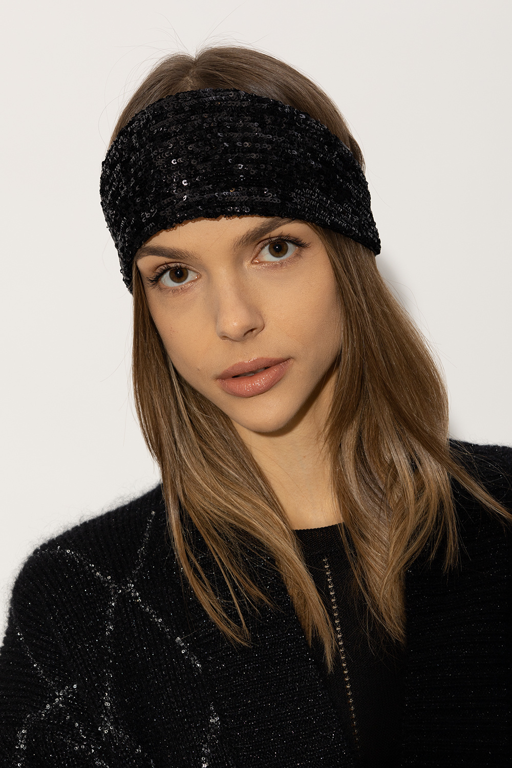 Saint Laurent Headband with sequins