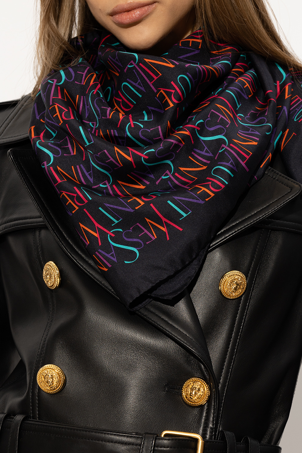 Saint Laurent Silk scarf