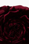 Saint Laurent BURGUNDY Flower brooch