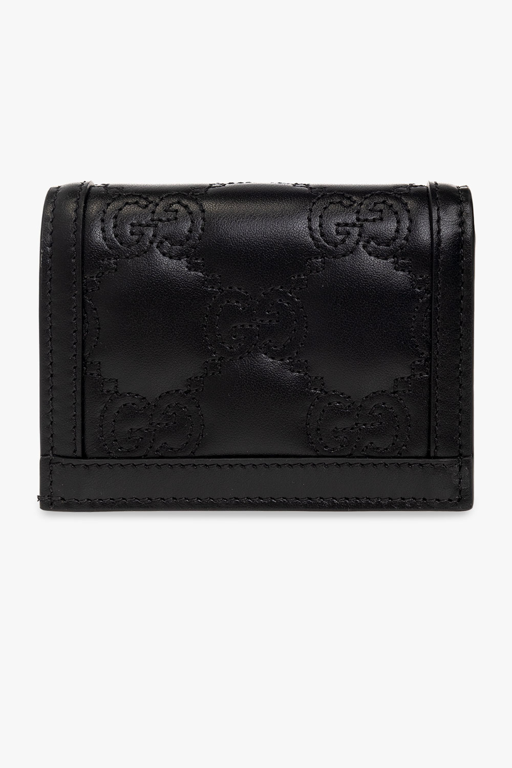 gucci shorts Leather wallet with logo