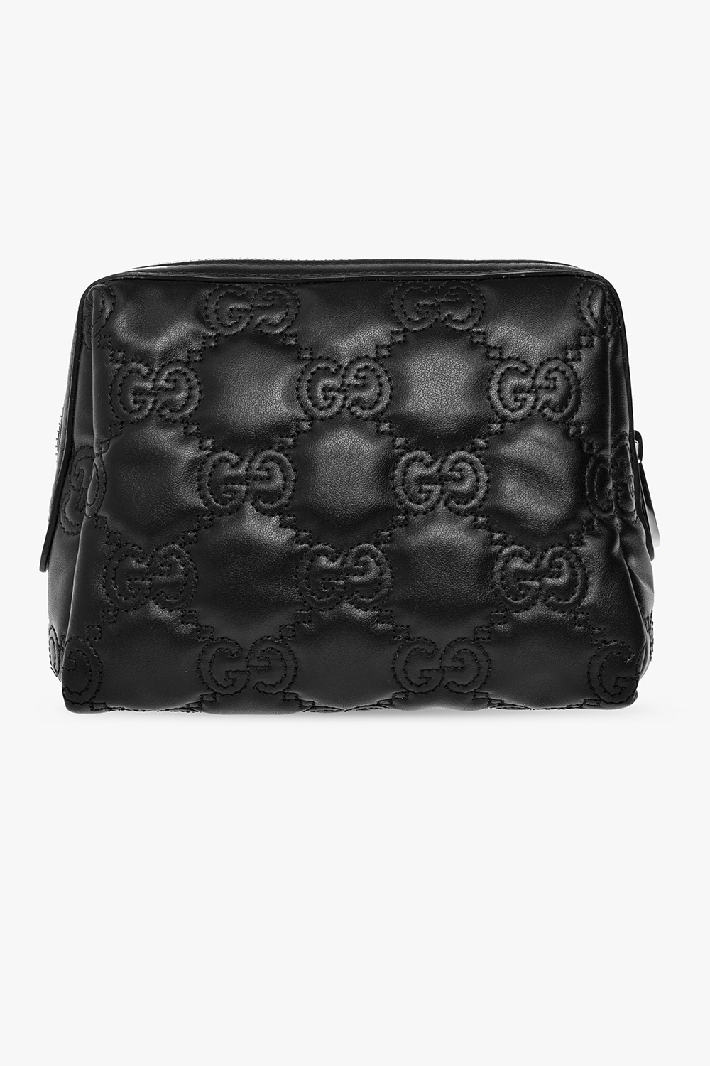 gucci Gg1011s Leather wash bag with logo