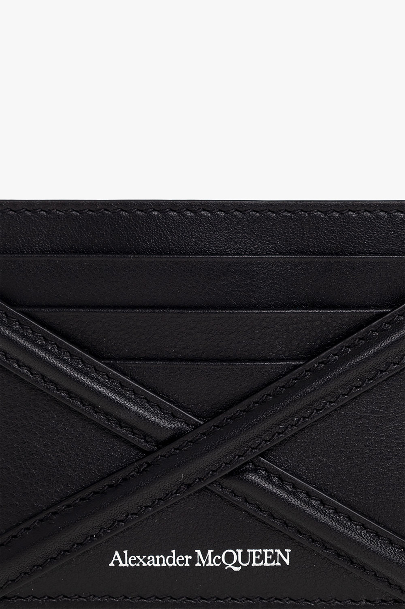 Alexander McQueen Leather card holder