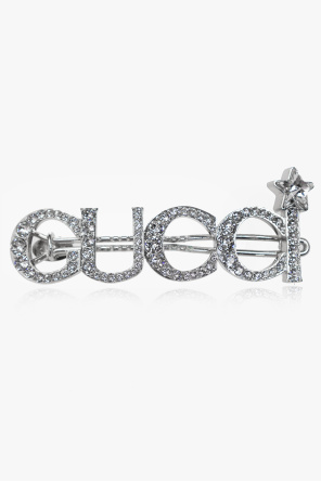 Hair slide with logo