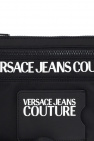 Versace Jeans Couture Chiara Ferragni Weite High-Waist-Jeans Blau