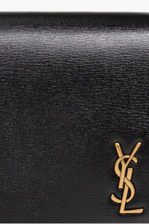 Saint Laurent sac a main saint laurent vintage en cuir noir