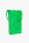 Bottega Veneta GREEN Leather phone pouch