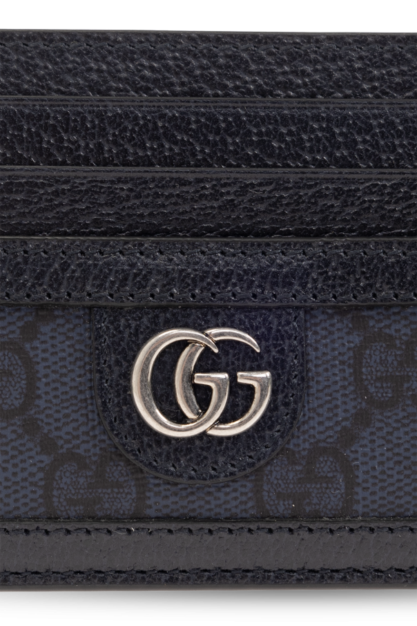 Gucci leather Card case with logo