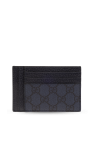 Gucci NAVY BLUE Card case with logo