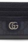 Gucci NAVY BLUE Card case with logo