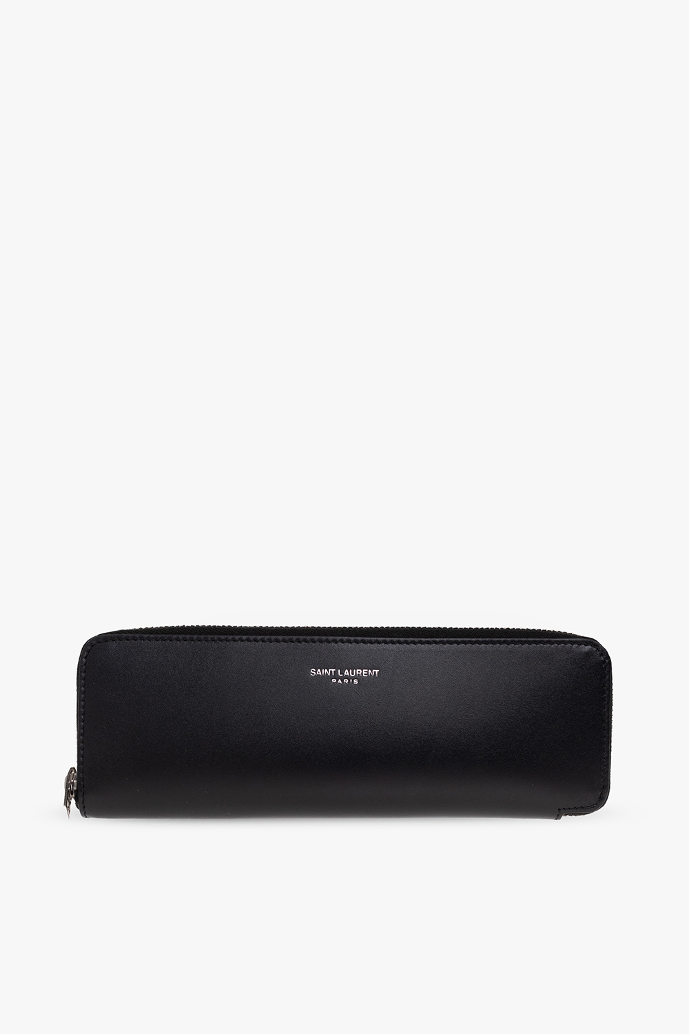 Saint Laurent Leather pencil case with logo