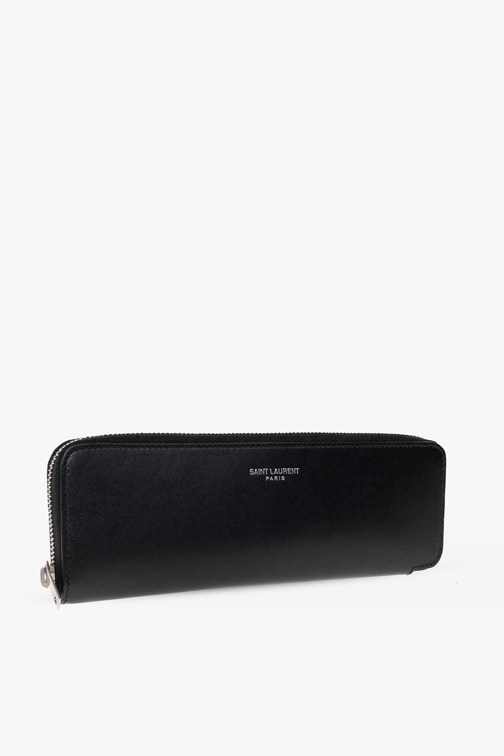 Saint Laurent Leather pencil case with logo