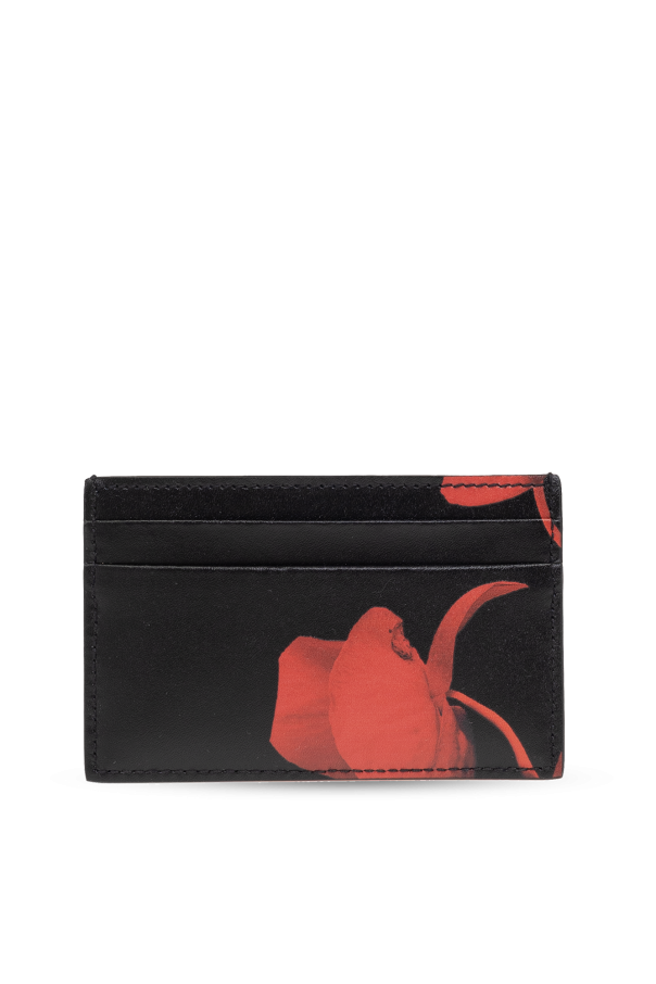 Alexander McQueen Leather card case