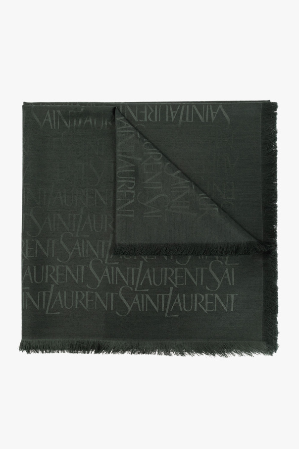 Saint Laurent Monogrammed shawl