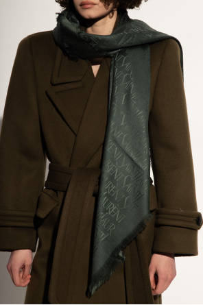 Monogrammed shawl od Saint Laurent
