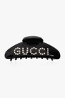 Gucci BLACK Hair clip with logo