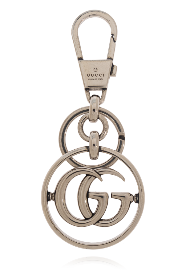 Gucci Metal keychain with logo