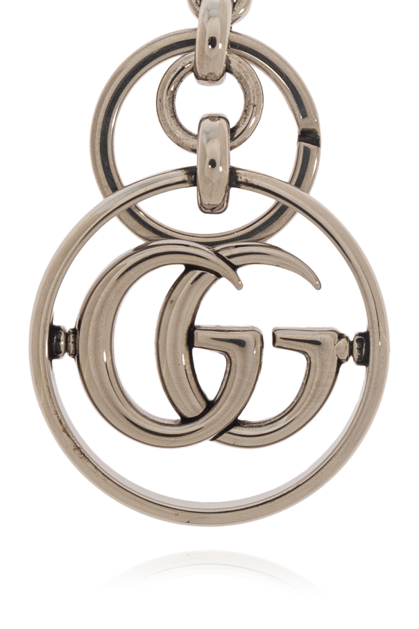 Gucci Metalowy brelok z logo