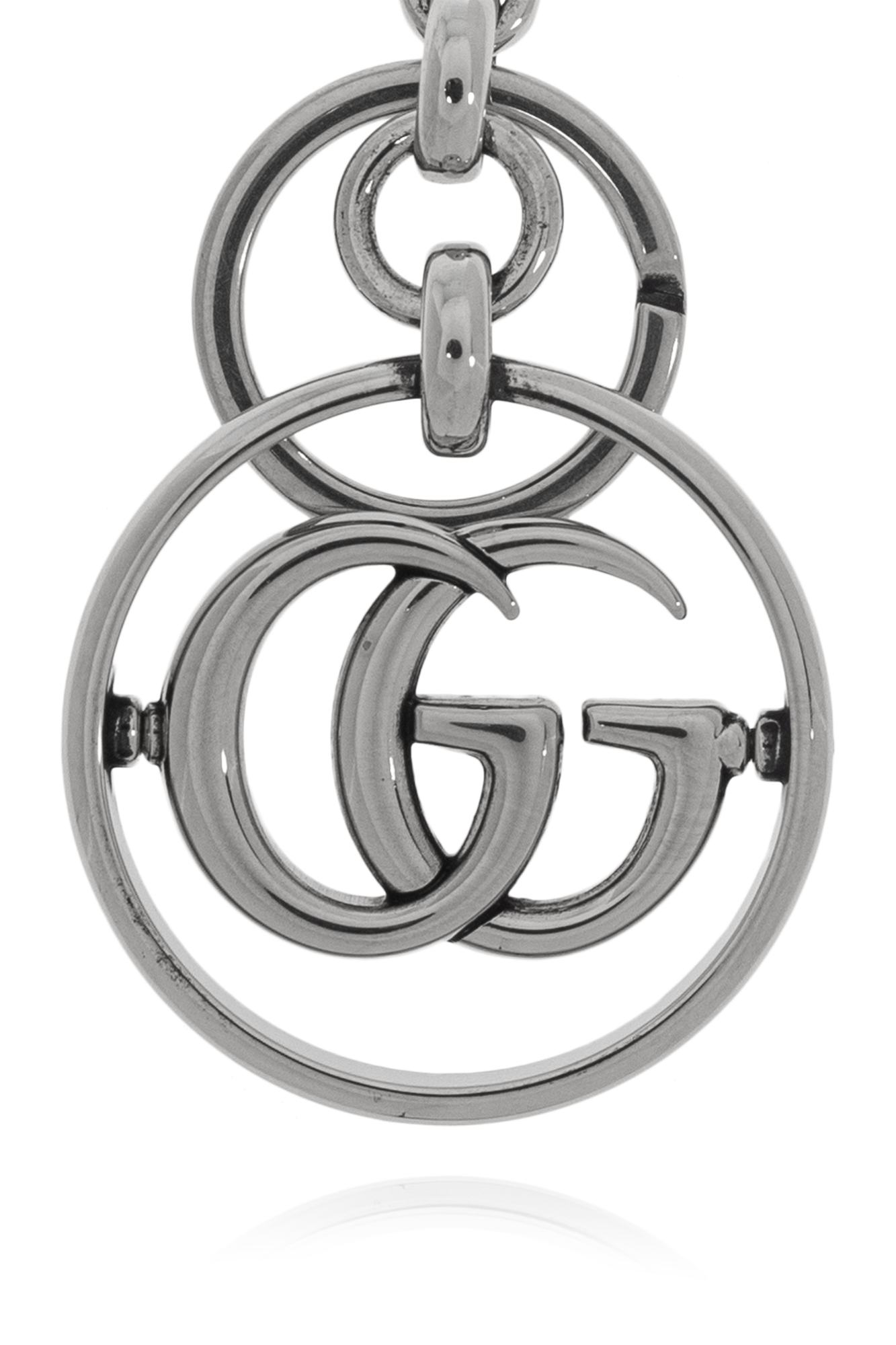 Gucci Metal keychain with logo