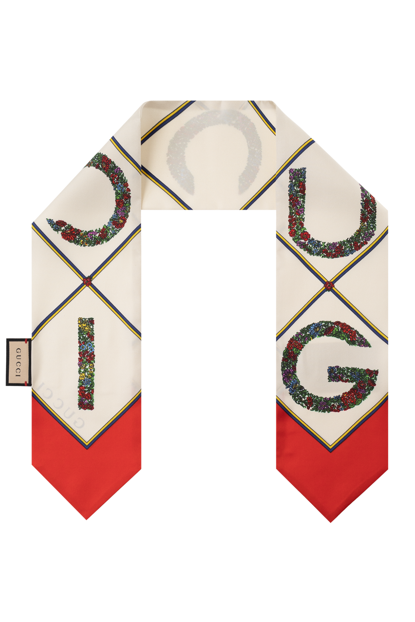 Gucci Silk neckerchief with logo