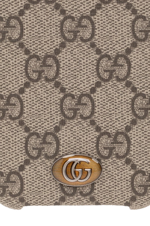 Gucci Pattern iPhone 14 Pro Flip Case