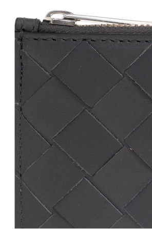 bottega contrasting-cuff Veneta Leather Lido holder