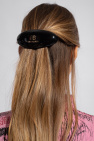 Balenciaga BLACK Hair clip with logo