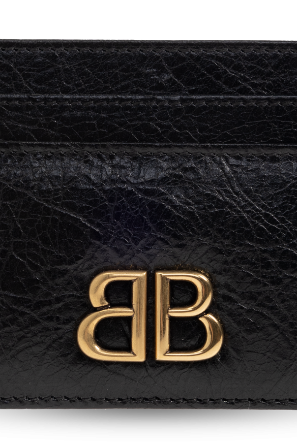 Balenciaga Etui na karty z logo