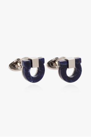 Logo-shaped cuff links