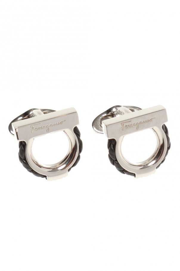 ‘Gancini’ cuff links od FERRAGAMO