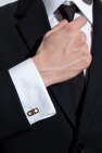 FERRAGAMO GOLD Logo cufflinks