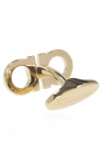 FERRAGAMO GOLD Logo cufflinks