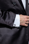 FERRAGAMO SILVER Logo cufflinks