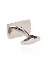 FERRAGAMO SILVER Cuff links with logo